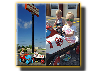 Merry Go Round Restaurant Sign